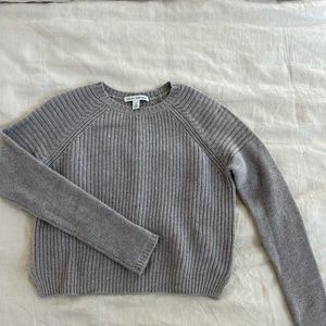 Autumn Cashmere women’s xs cashmere sweater. Grayish/ taupe color